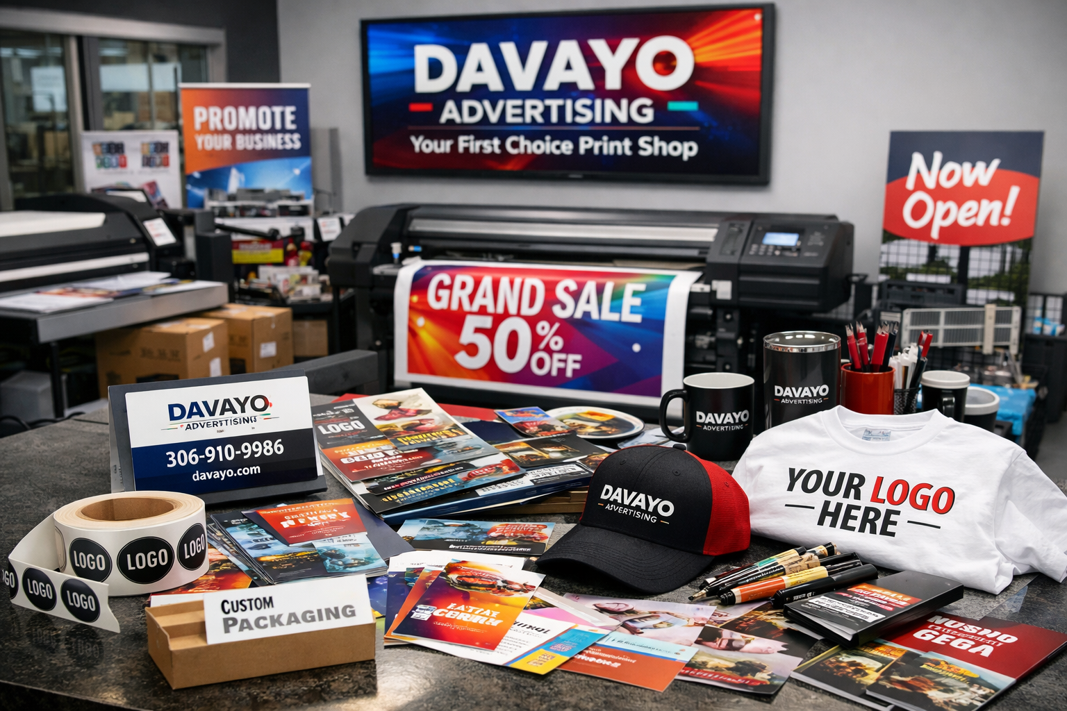 Davayo Advertising: Your First Choice Print Shop in Regina, Saskatchewan
